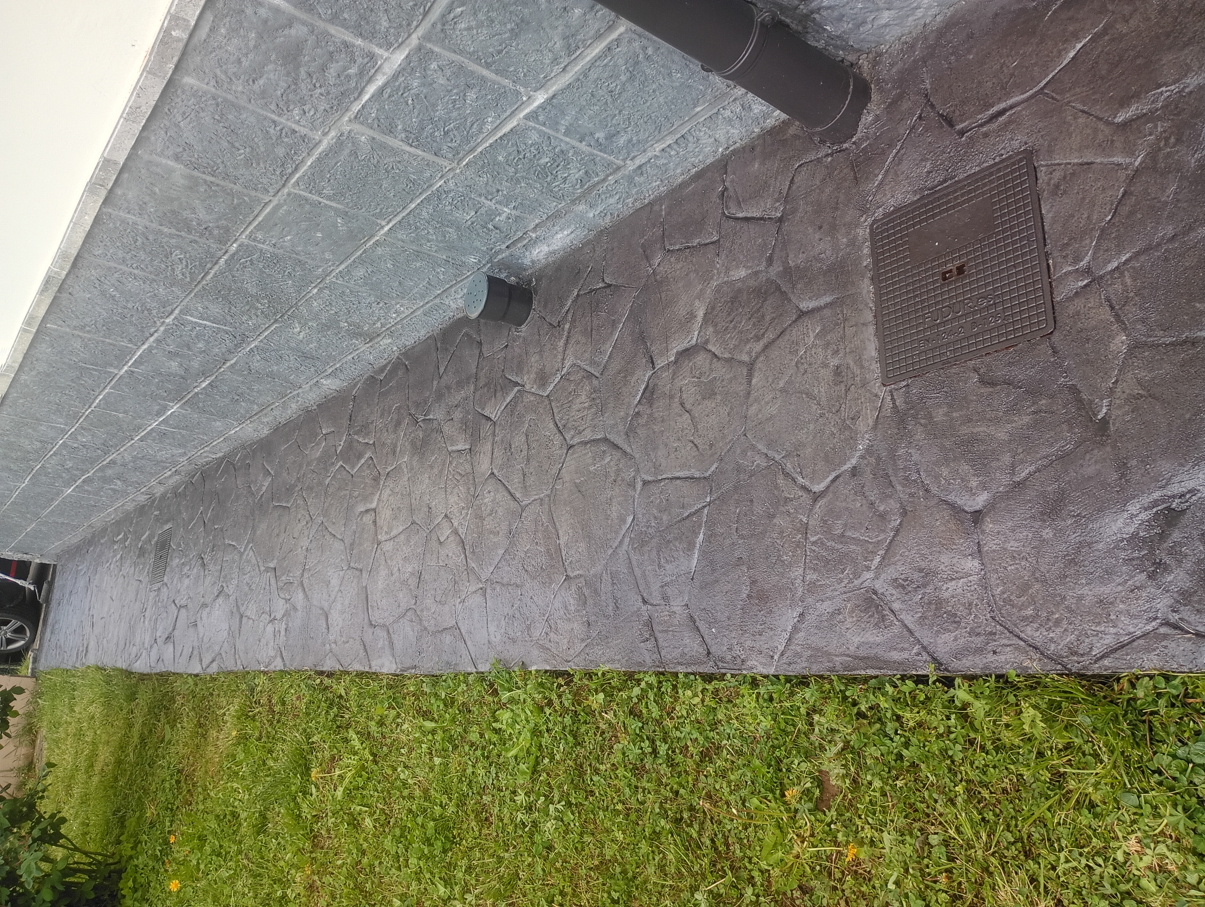 Pavimento impreso exterior — Navarra